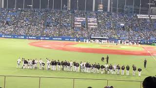 読売巨人軍レギュラーシーズンを終えファンに挨拶と引退する大竹投手の胴上げ2021年10月24日ヤ対巨　#プロ野球　#巨人　#ヤクルトスワローズ  #ジャイアンツ  #大竹  #読売ジャイアンツ