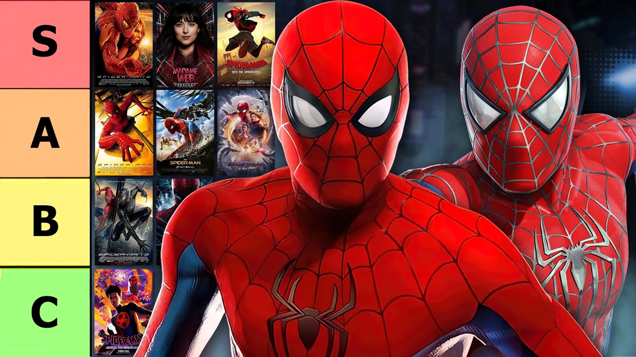 I Watched and Ranked Every Spider-Man Movie EVER