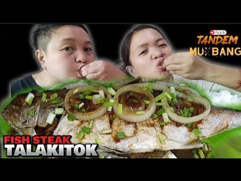 Fish Steak TALAKITOK MUKBANG | PINOY FOOD MUKBANG I AJACK IN TANDEM #mukbang #pinoyfood #talakitok