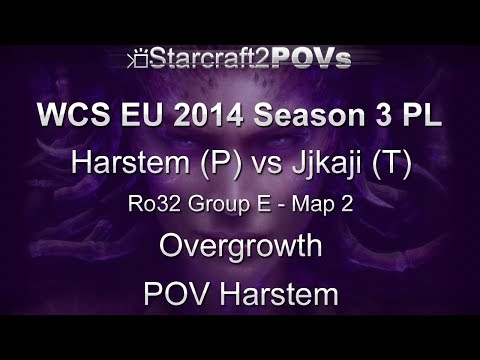 SC2 HotS - WCS EU 2014 S3 PL - Harstem vs Jjakji - Ro32 Group E - Map 2 - Overgrowth - Harstem