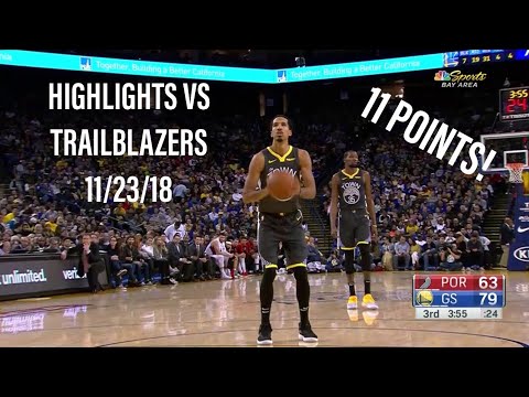 Shaun Livingston Highlights vs Trailblazers - 11 Points - 11/23/18