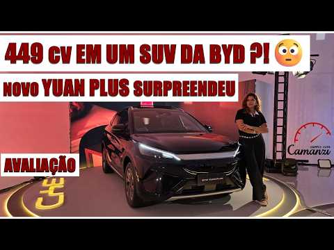 449cv num SUV da BYD?! 😳O novo Yuan Plus SURPREENDEU!