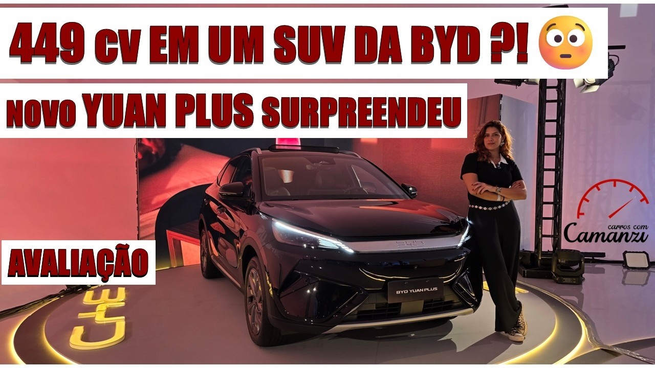 449cv num SUV da BYD?! 😳O novo Yuan Plus SURPREENDEU!