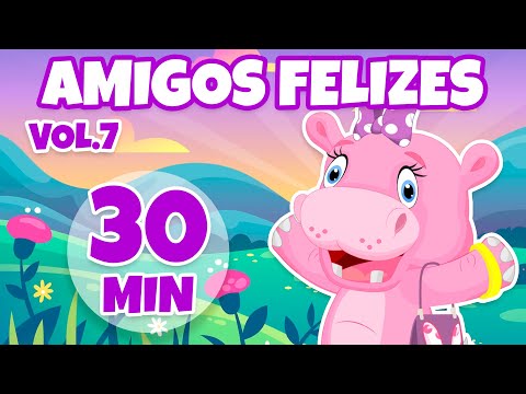 Amigos Felizes Vol. 7 - Giramille 30 min | Desenho Animado Musical