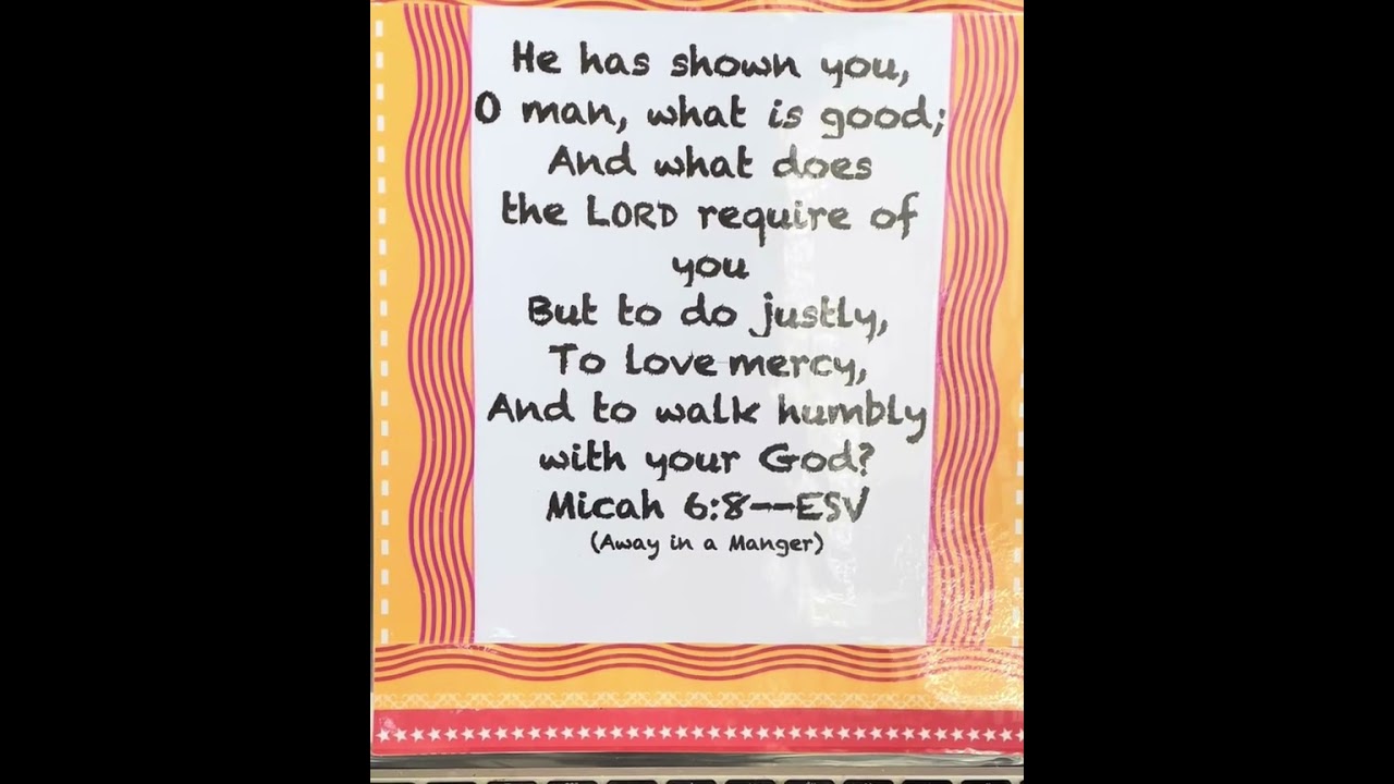 Micah 6:8