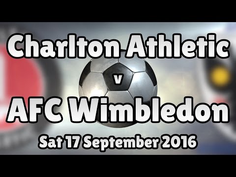 Charlton Athletic v AFC Wimbledon (Sat 17 September 2016 Match Summary)