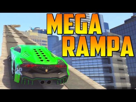 MEGA RAMPA GIGANTESCA!! - Gameplay GTA 5 Online Funny Moments