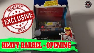 My Arcade Heavy Barrel Mini Arcade Unboxing and Gameplay - Channel Members Only