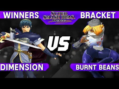 Smash Melee - Dimension (Marth) vs Burnt Beans (Sheik) - S@LT 142 Winners Bracket