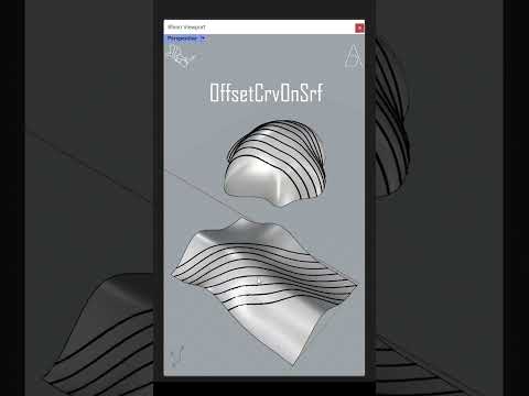 Offset vs Ribbon vs Slab Rhino Tutorial design architecture 3dmodeling rhino3d