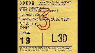 Thin Lizzy - 08 - The pressure will blow (London - 1981)