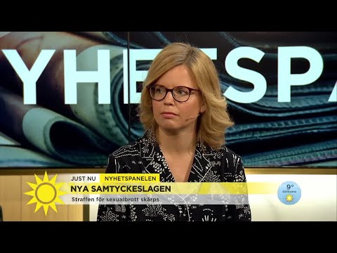 Straffen för sexualbrott skärps – ”Detta är en feministisk seger” - Nyhetsmorgon (TV4)