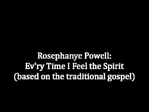 Ev'ry Time I Feel the Spirit arranged by Rosephanye Powell - based on the traditional gospel