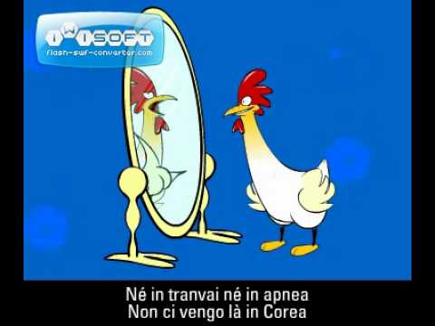 GINO IL POLLO - Non ci vengo io in Corea (Aff... alla Corea)