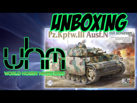 UNBOXING Takom Panzerkampfwagen III Pz.Kpfw.III Ausf.N mit schürzen