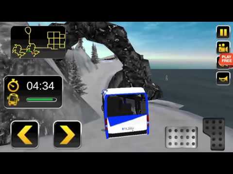 Offroad Snow Tourist Bus Drive Video