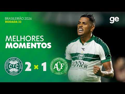 Gols e melhores lances de Coritiba x Chapecoense