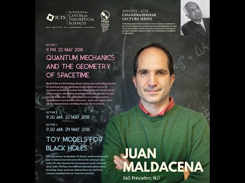 The SYK model and Ads2 (Lecture - 02) by Juan Maldacena
