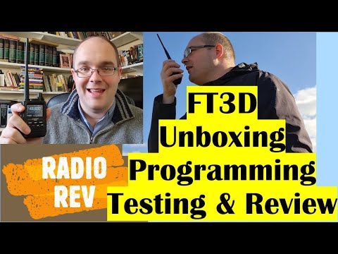 Yaesu FT3D - Unboxing - Programming without cable - Testing - Review - G5REV Ham Amateur Radio