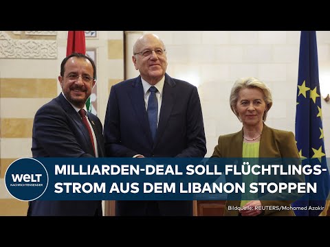 Video Thumbnail: FLÜCHTLINGS-POLITIK: EU plant Milliardenhilfe zur Eindämmung des Flüchtlingsstroms aus dem Libanon