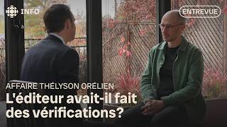 The Thélyson Orélien Case: Éditions du Boréal has "no proof" to exonerate the author