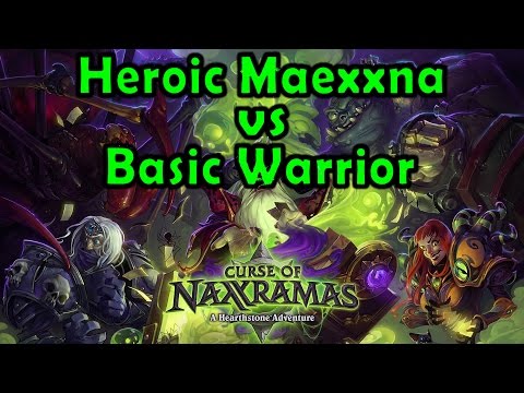 Hearthstone: Curse of Naxxramas Heroic Maexxna With a Basic Deck