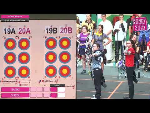 Bondy Archery Tournament 2023 - 1/8 SFCO, SHCO,SFCL,SHCL, SHBB - LLT 2eme tour SF CO/CL 3eme SHCO/CL
