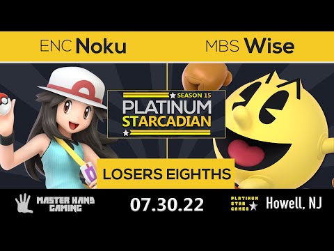 Platinum Starcadian S15 - MBS | Wise (Pacman) Vs. ENC | Noku (Pokemon Trainer) - Top 8