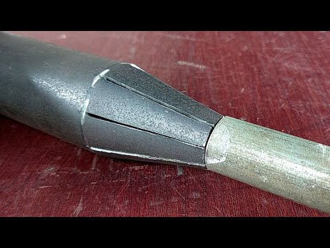 round pipe secret, how a welder does it on pipes of different sizes | round pipe cutting trick