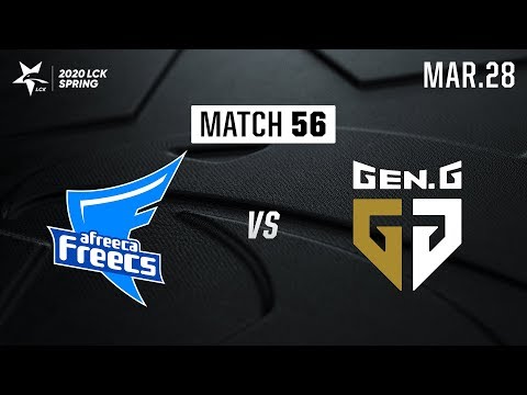 AF vs GEN | Match56 H/L 03.28 | 2020 LCK Spring