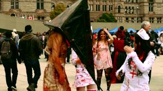 TORONTO ZOMBIE WALK 2014 MONTAGE 2 - 4K