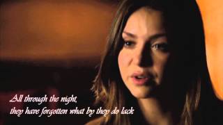 Sleeping At Last - All Through The Night (Lyrics) - Vampire Diaries 6x02