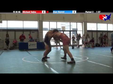 Michael Sojka vs. Alan Reynel at 2013 Las Vegas/ASICS U.S. Open