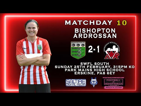 HIGHLIGHTS: Bishopton Ladies 2-1 Ardrossan Winton Rovers - SWFL South - 25/02/24