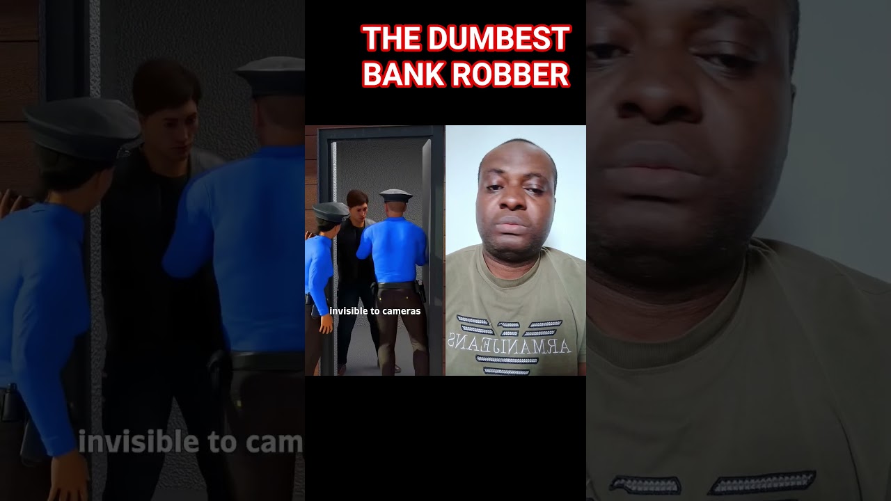 The Dumbest Bank Robber in History #shorts