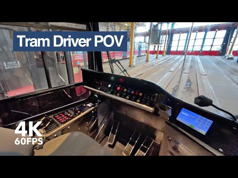 Preparing a GTL tram for line service | 🚊 4K Tram Driver POV | 🇳🇱 The Hague | BN GTL8