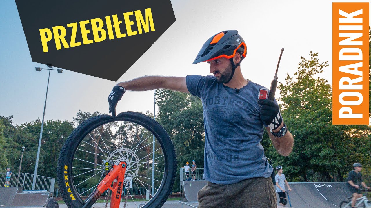 Jak szybko skleić dętkę w rowerze.