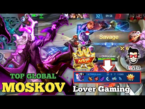 Moskov Savage - Build Tersakit Moskov 2021 - Moskov Top Global - Mobile Legends