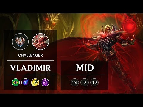 Vladimir Mid vs Irelia - BR Challenger Patch 9.1