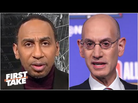 斯蒂芬-A.呼籲NBA取消2021年全明星賽|First Take。 (Stephen A. calls for the NBA to cancel the 2021 All-Star Game | First Take)