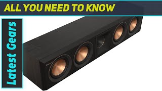 Video thumbnail for Immersive Sound Unveiled: Klipsch RP-404C II Center Channel Speaker Review by Gadget Jungle Pro