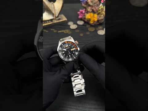 💥BUSINESS & DIVE Killer! 👔BERNY AM339MS Diver : Dual Crowns •Sapphire•Super luminous• 20ATM