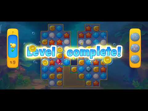 Fishdom level 3, 4, 5, 6, 7, 8, 9 Gameplay Walkthrough