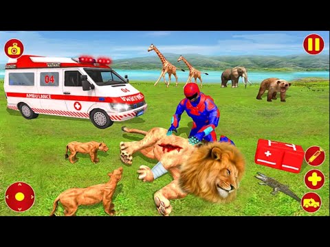 light speed robot hero rescue mission- animals rescue: android game play