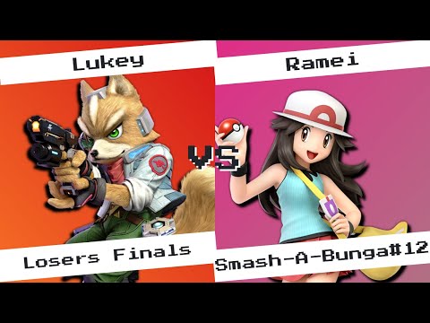 Smash-a-Bunga#12 Lukey(Fox) Vs. Ramei(Pokemon Trainer) Losers Finals Smash Ultimate Singles