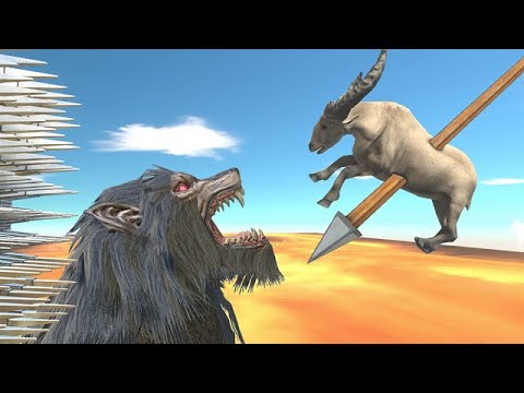 4 Levels of Deadly Obstacles - Animal Revolt Battle Simulator