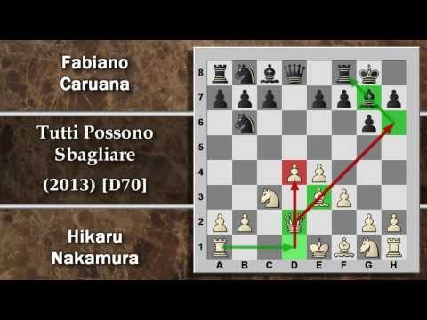 Annotated Chess Games 58 - Nakamura vs. Caruana - Everyone Can Make Mistakes - 2013 [D70]