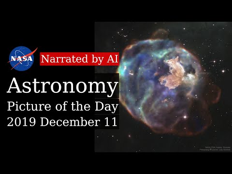 APOD: 2019-12-11 - N63A: Supernova Remnant in Visible and X-ray (Narrated by Salli)