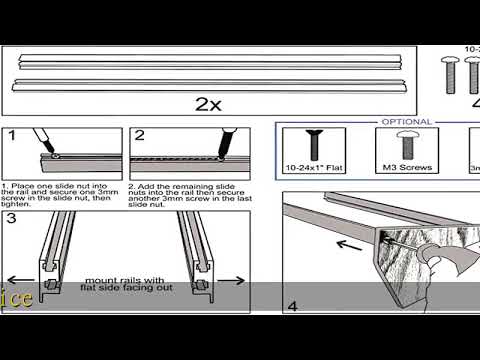 Synthrotek Eurorack Rails - 126HP, 3mm Threaded Nut Strips - Modular Case Hardware