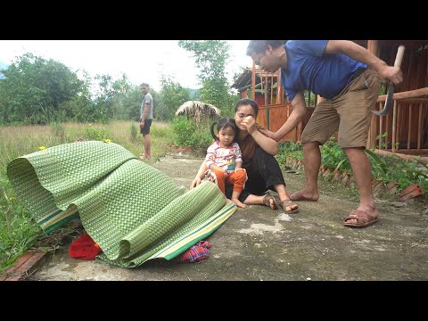 Full Video: 1 Year Journey Alone Builds Bamboo House  Single Mother  Abandoned - Time lapse